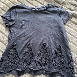 Short Sleeve Embroidered Detail